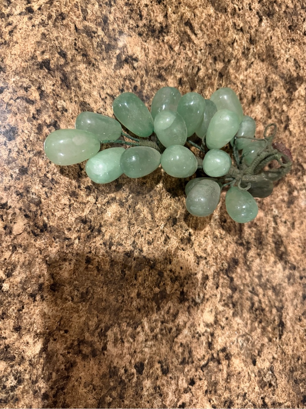 Jade Green Decorative Grape marble Cluster